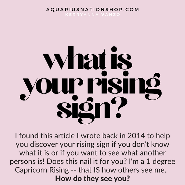 What is my rising sign?