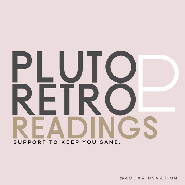 Pluto Retrograde: 29 April to 8 October